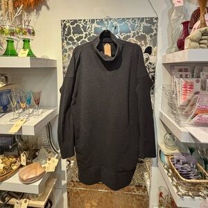 Lululemon Black High Collar Dress